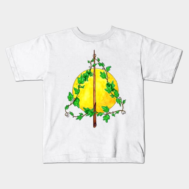 Sun and Earth Kids T-Shirt by AlstonArt